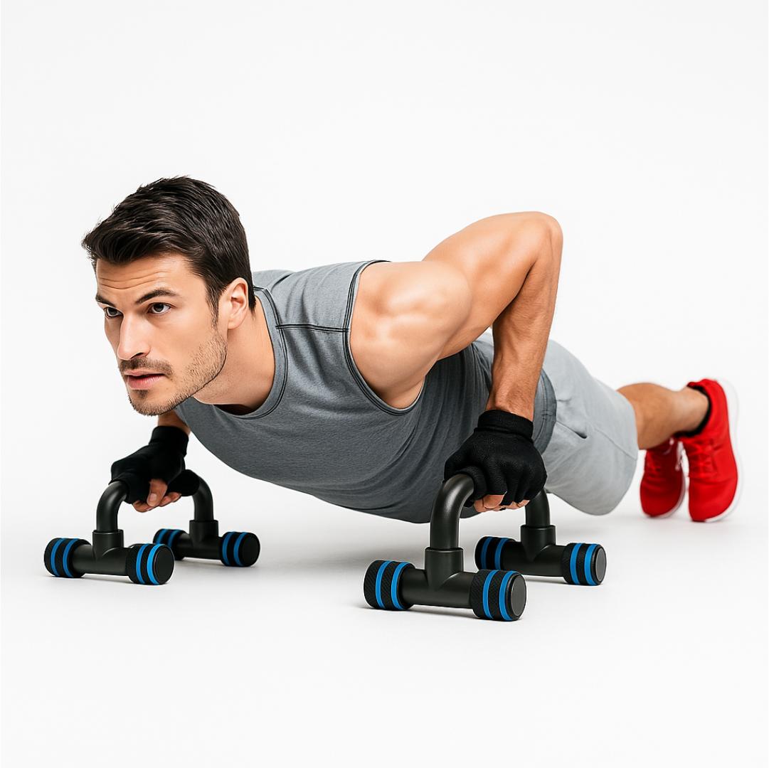 Poignées de Pompes Confort+ – Force, Stabilité, Performance